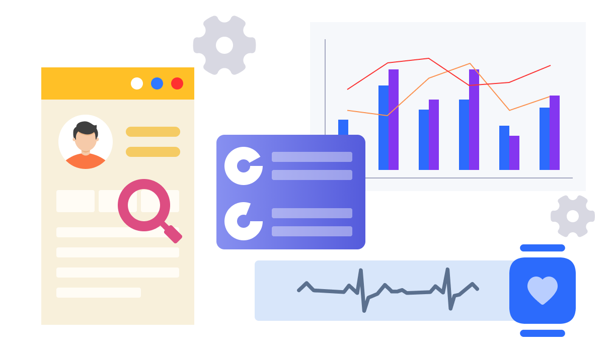 一體化會員健康檔案系統(tǒng)示意圖